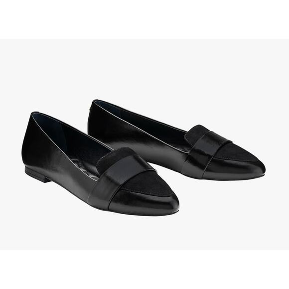 Women's Birdies Blackbird Leather Loafer Flat in Licorice sz 9 Preppy Minimalist - Picture 7 of 8